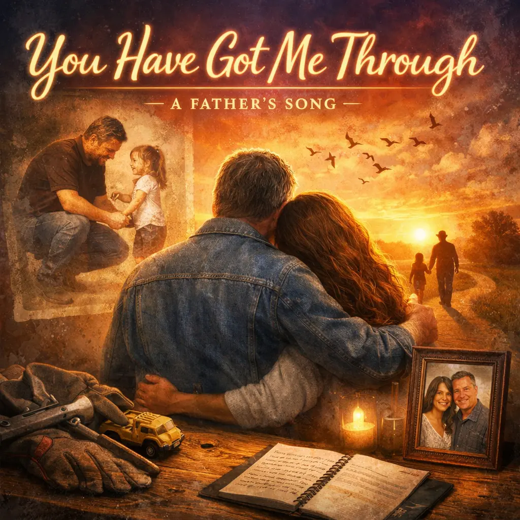 Cover art for a custom song written for a dad